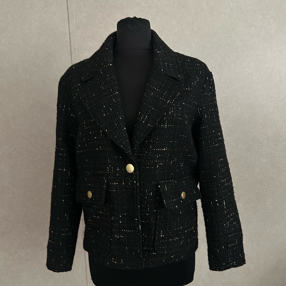 House of Harlow 1960 Black Blazer S